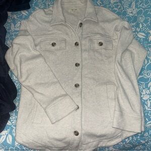 Madewell button up long sleeve top XXS
